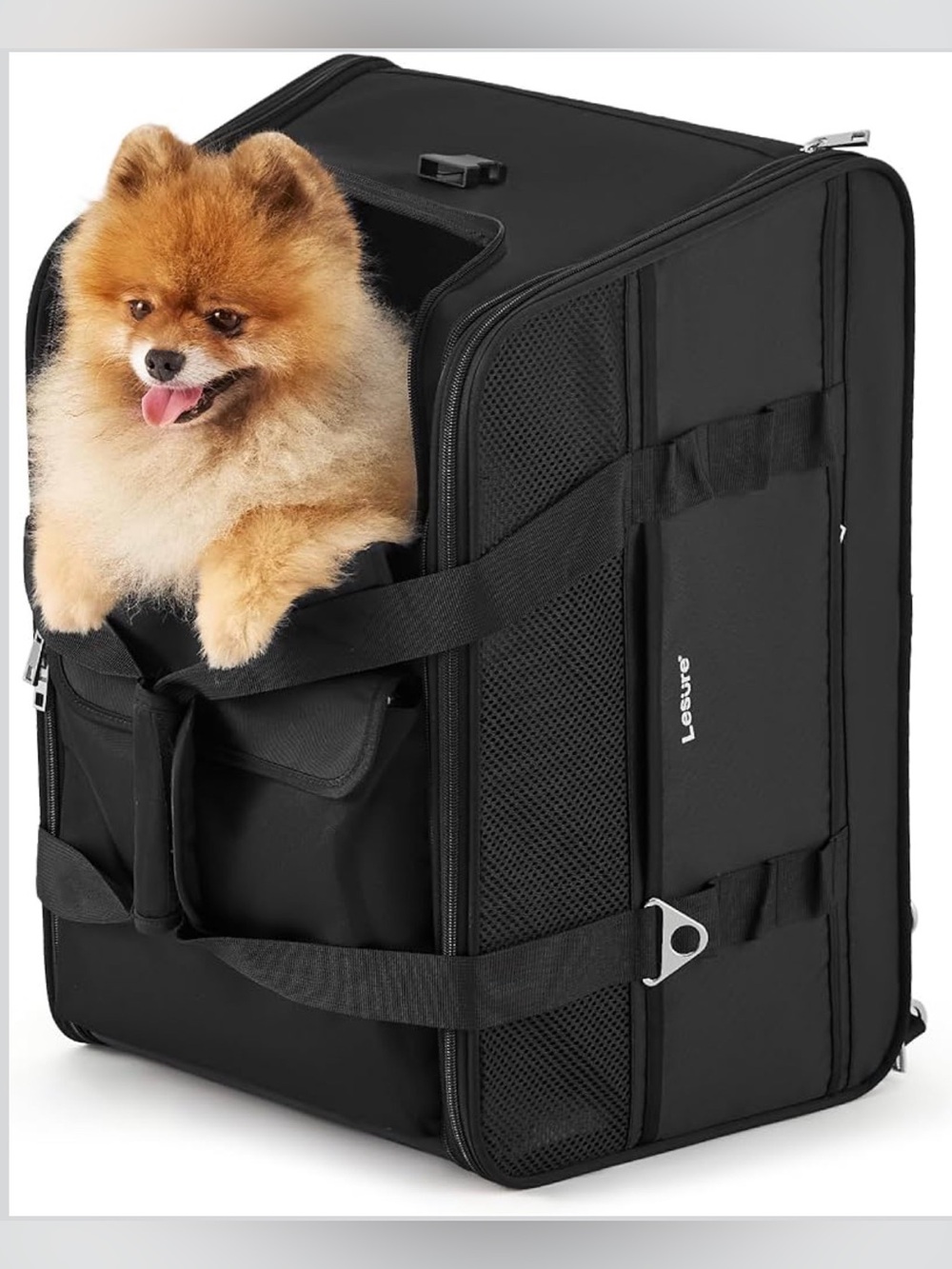Lesure TSA Airline Approved Cat Carrier-2 in 1 Soft-Sided Pet Carrier Backpack. - Picture 8 of 11